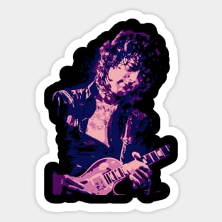 Jimmy Page Guitar Sticker